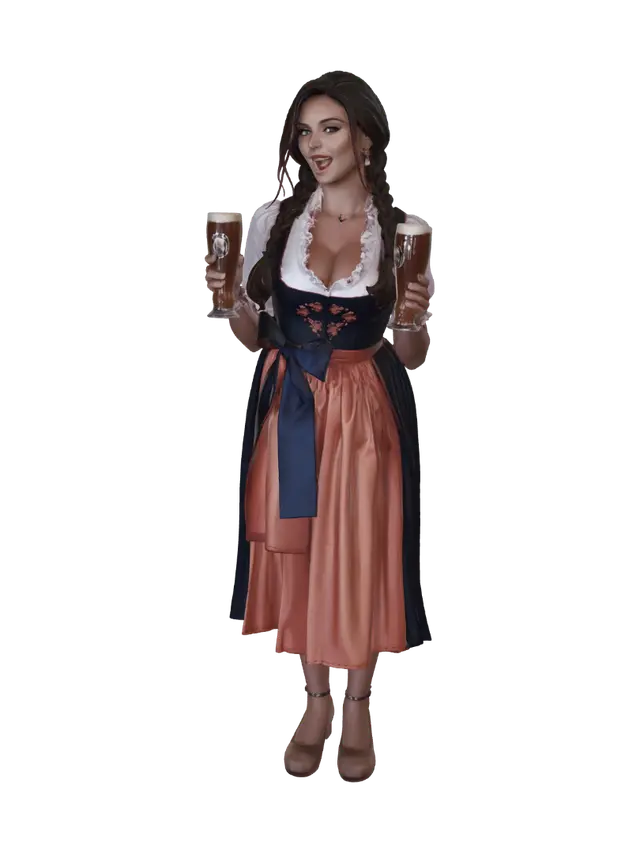 Oktoberfest Toast - Beer 3D model, vytvořený pomocí AI