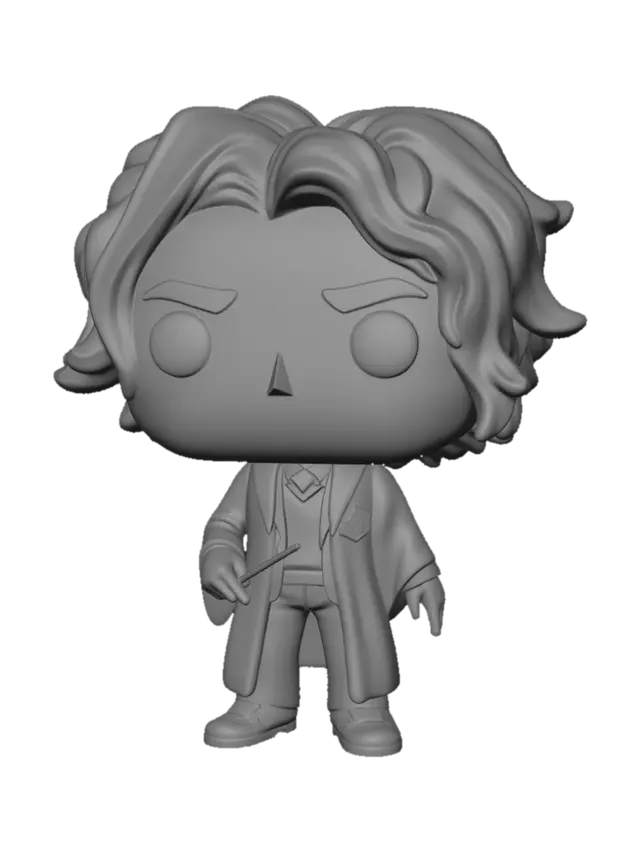 3D model for Severus Snape Funko Pop