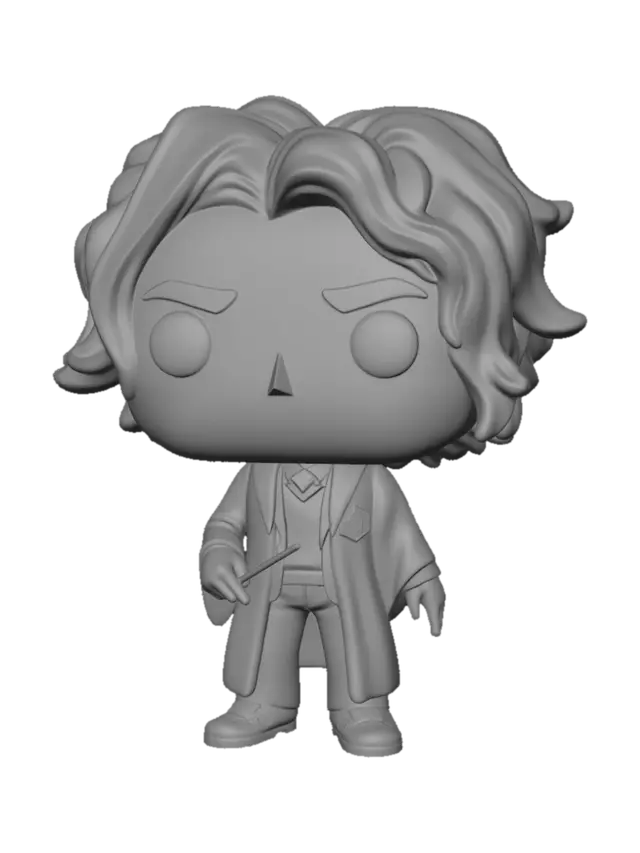 3D model for Severus Snape Funko Pop