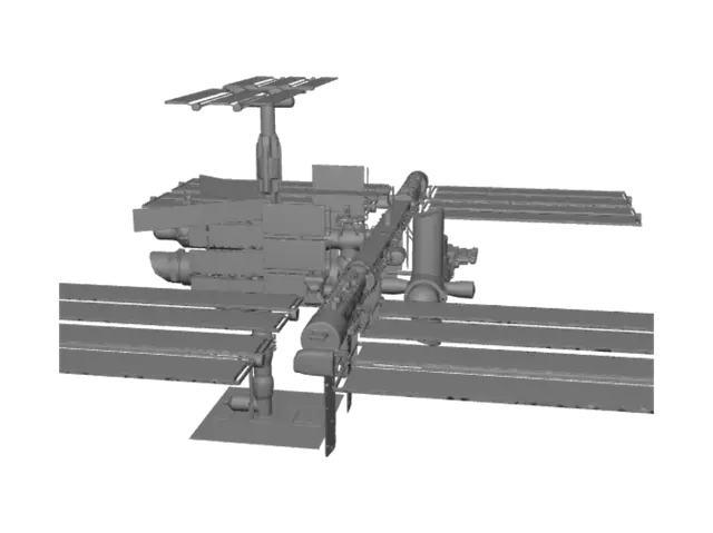 3D model for International Space Station in Orbit