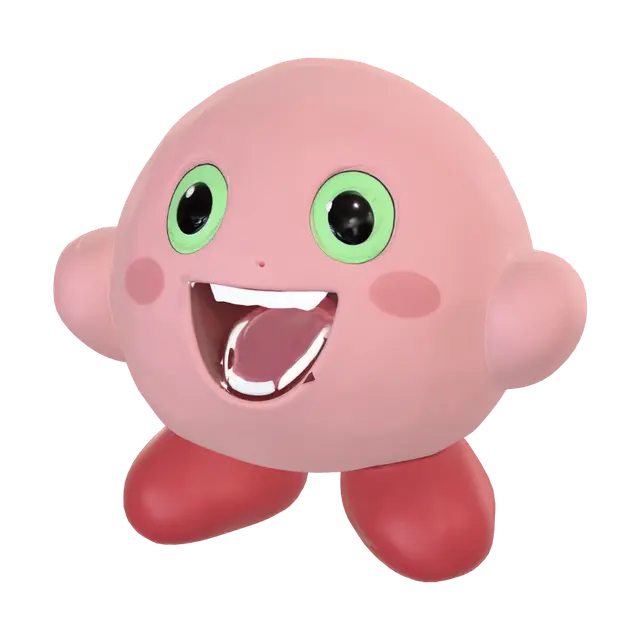 Bubblegum Joy - Bubble 3D model, vytvořený pomocí AI
