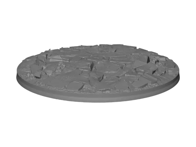 3D model for Cracked Lava Circle