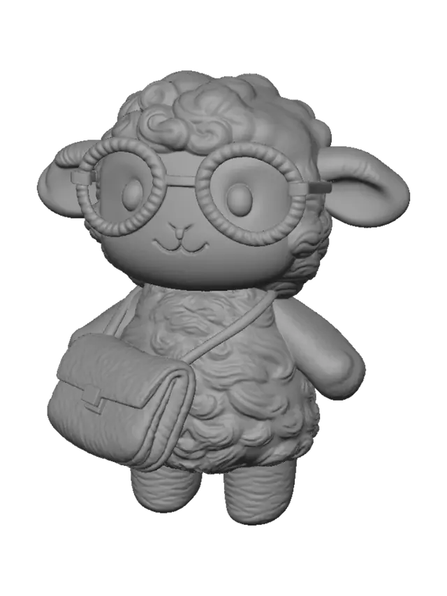3D model for Librarian Lamb