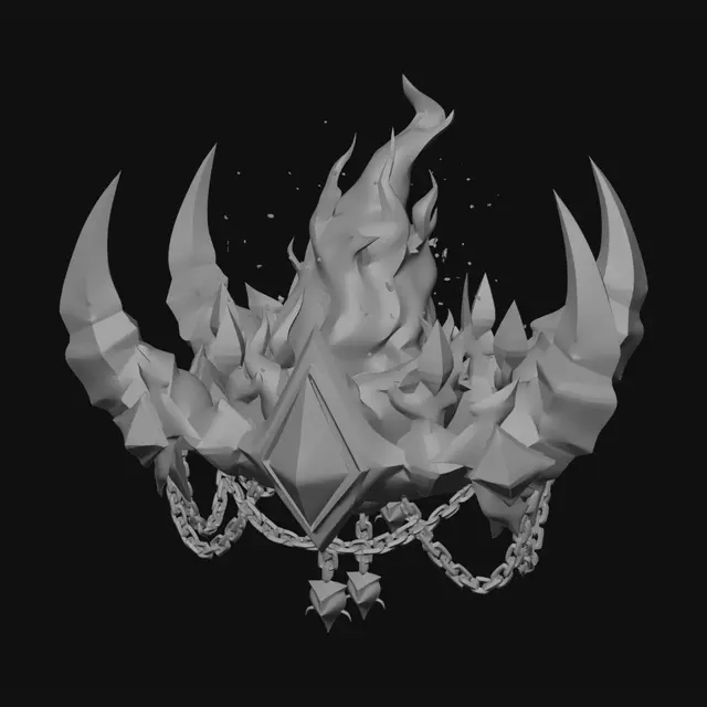 3D model for Toxic Wasteland Crown