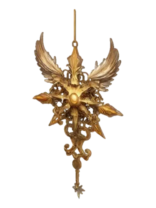 Celestial Emblem - Christmas DnD - Christmasadventure 3D model, vytvořený pomocí AI