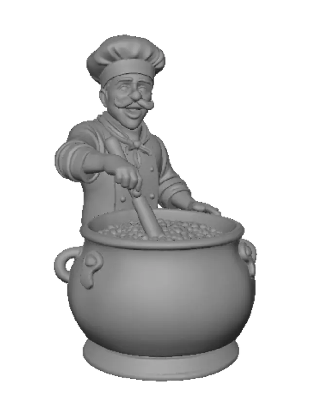 3D model for Copper Pot Chef