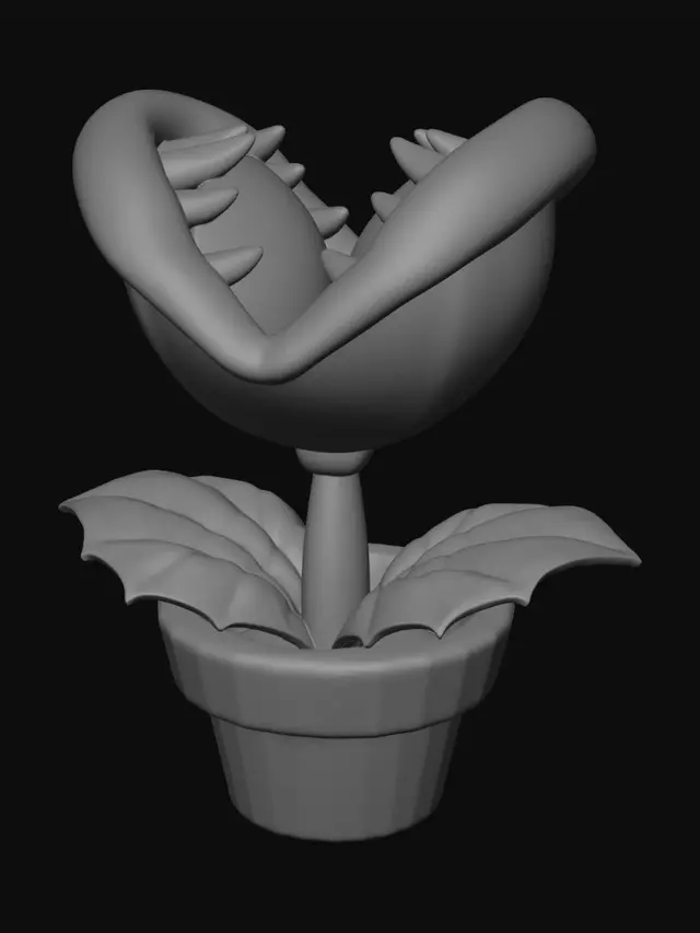 3D model for Bronze Snaptrap Bloom