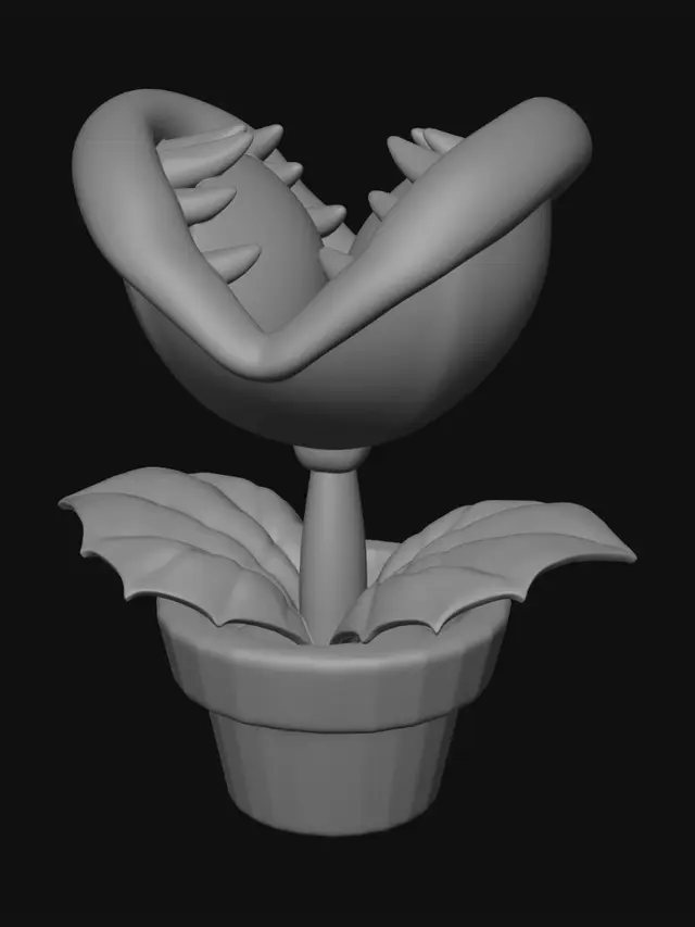 3D model for Bronze Snaptrap Bloom