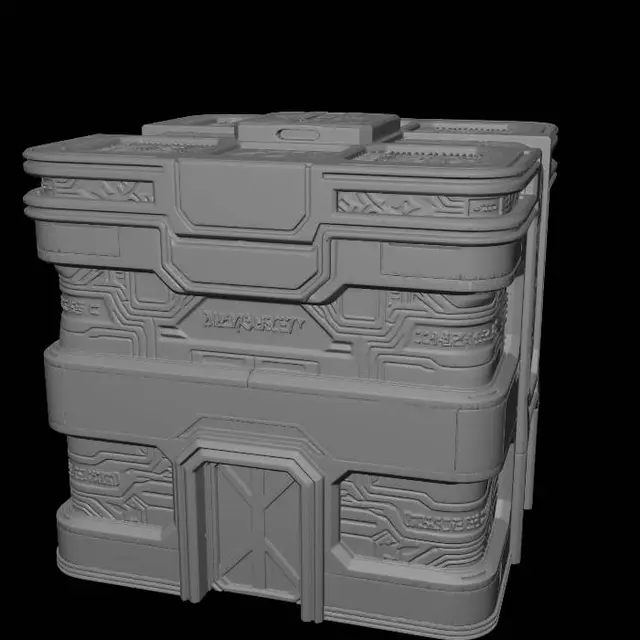 3D model for Style Variations: "Cyberpunk," "Gothic," "Industrial," "Steampunk," or "Abstract" aesthetics for the building.
Material Substitutes: Change the material to "corroded metal," "glowing alien alloy," "smooth black obsidian," "rough concrete with exposed rebar," or "translucent amber glass."
Lighting Refinements: Describe specific lighting conditions (e.g., "dramatic chiaroscuro lighting," "neon glow from within," "harsh sunlight," "foggy atmosphere").
Textural Details: Add details like "grime and rust," "scratched paint," "intricate circuitry patterns," or "alien glyphs" to the panels.
Advanced Technical Terms: For maximum quality, consider adding "octane render," "unreal engine," or "photorealistic"