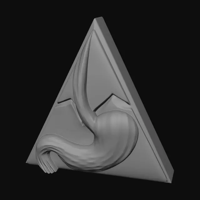 3D model for Triangle of the Serpent