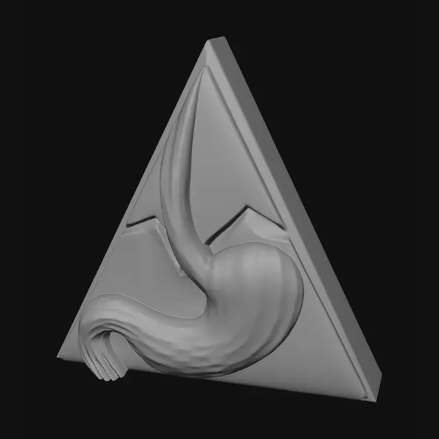 3D model for Triangle of the Serpent
