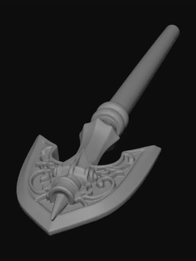3D model for Ornate Spearhead