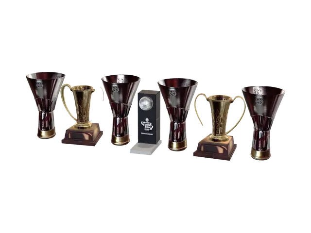 3D model for Panathinaikos 7 European Trophies