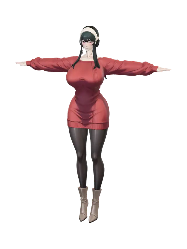 3D model for Crimson Pose
