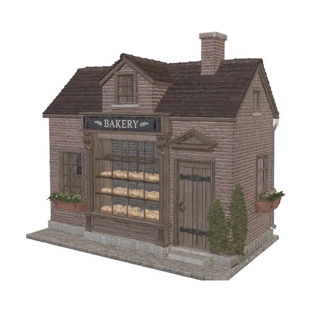 3D model for The Little Brick Bakery
