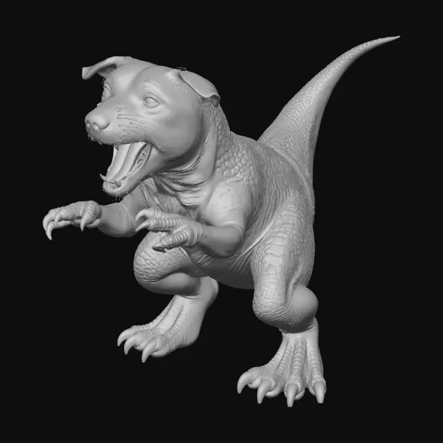 3D model for Jurassic Howl