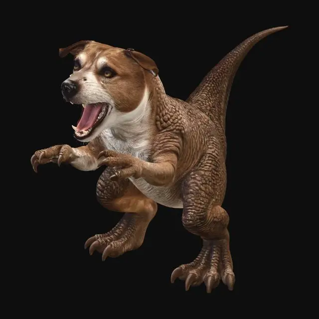 3D model for Jurassic Howl