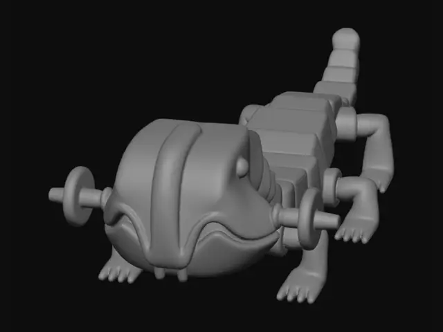 3D model for Brick Caterpillar