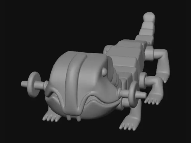 3D model for Brick Caterpillar