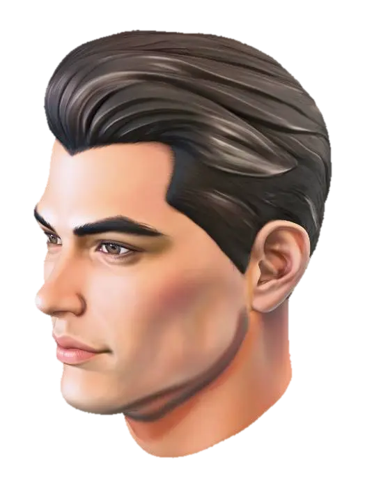 Game Character - Characterplayer 3D model, vytvořený pomocí AI