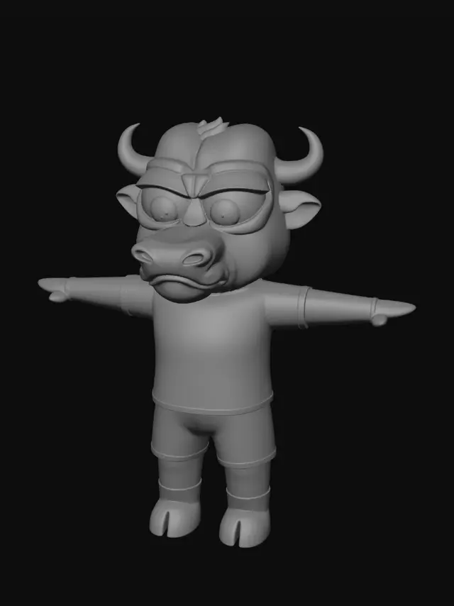 3D model for Bubu the Bull