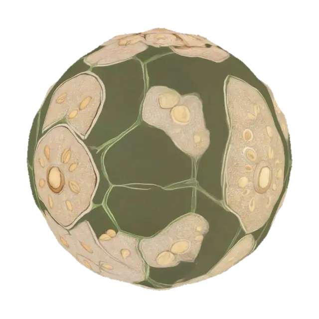3D model for big seed, grove seed, big nut, nature, mythical, round