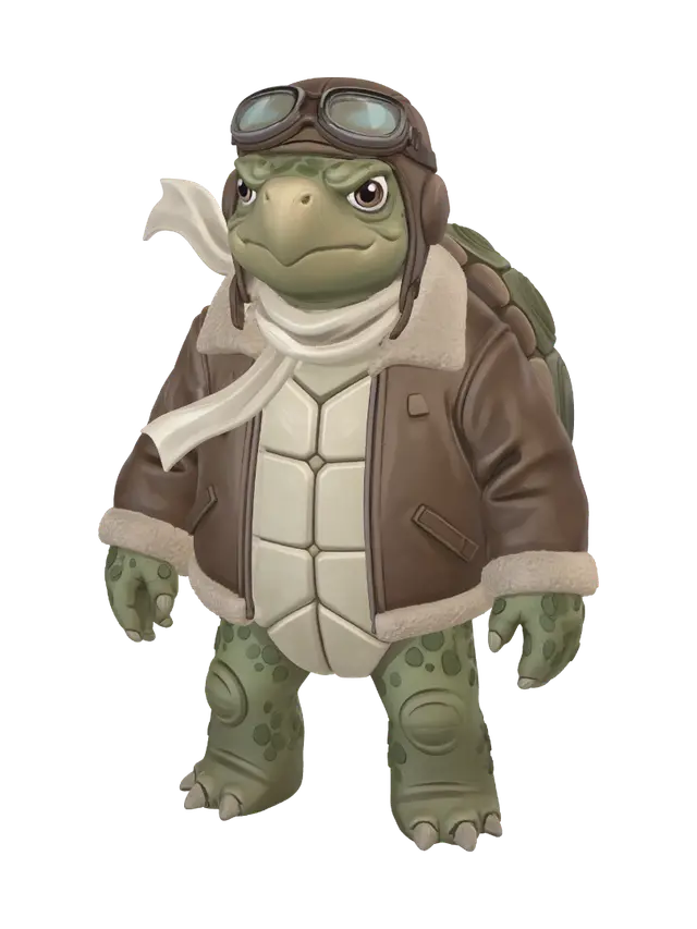 Mike Scaglia - Lineart 3D model, vytvořený pomocí AI