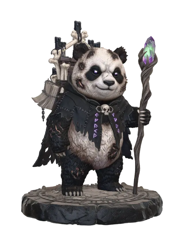 3D model for Panda Necromancer