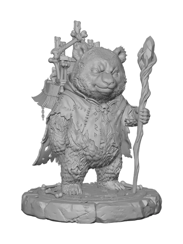 3D model for Panda Necromancer