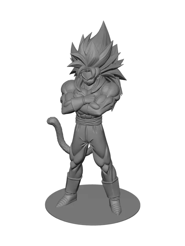 3D model for Low-Poly Ssj4