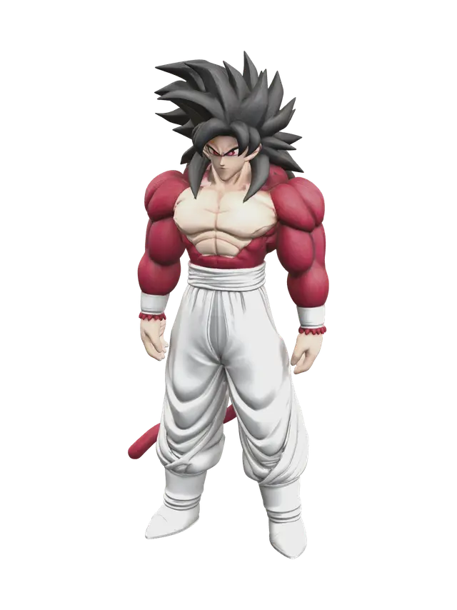 3D model for Realistic Ssj4