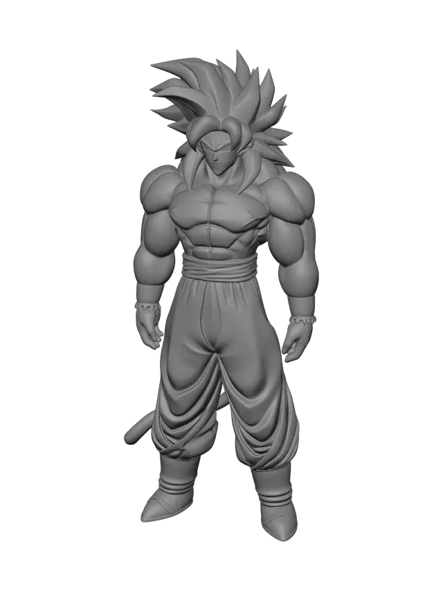 3D model for Realistic Ssj4