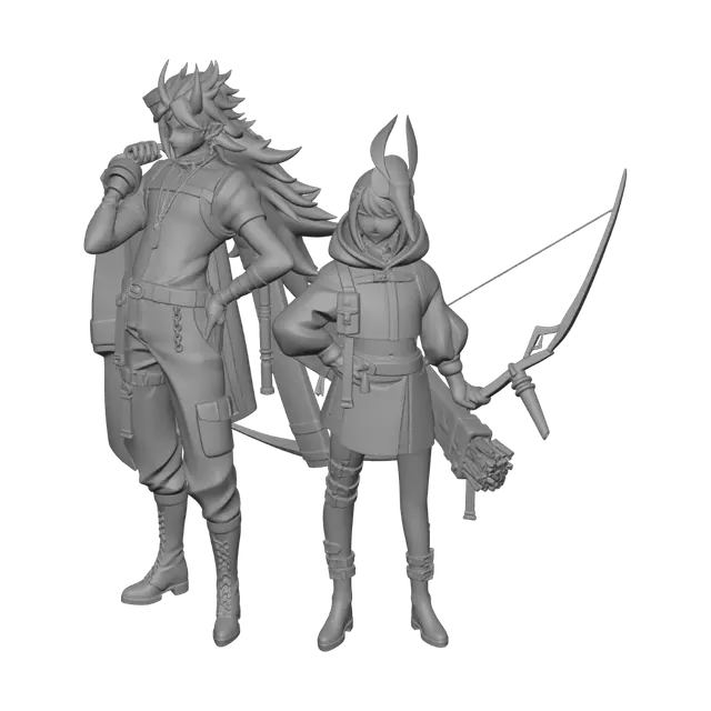 3D model for Duskbound Duo