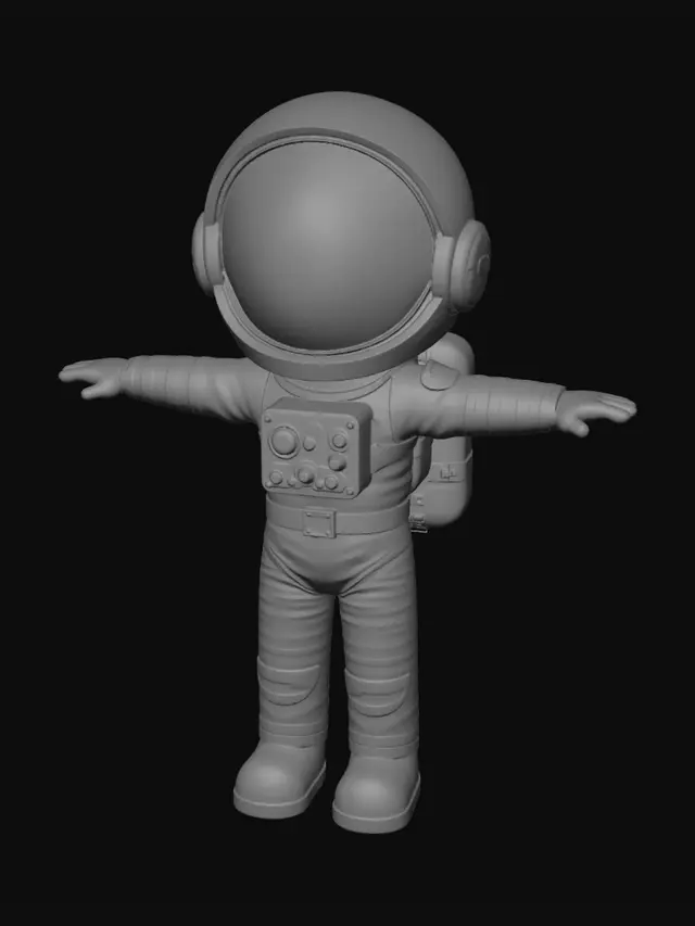 3D model for Little Astronaut