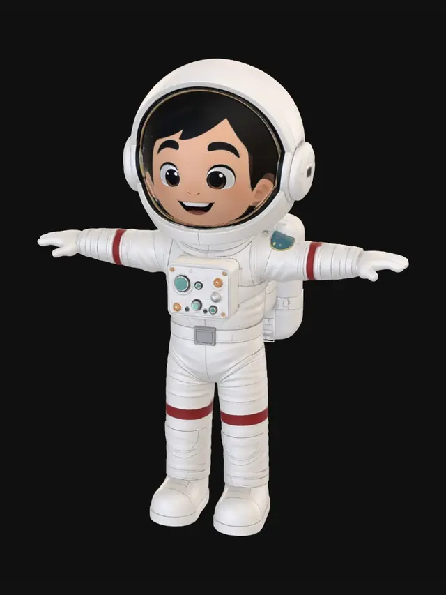 3D model for Little Astronaut