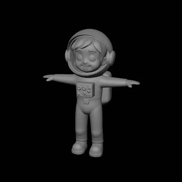 3D model for Little Astronaut