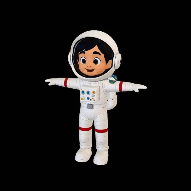 3D model for Little Astronaut