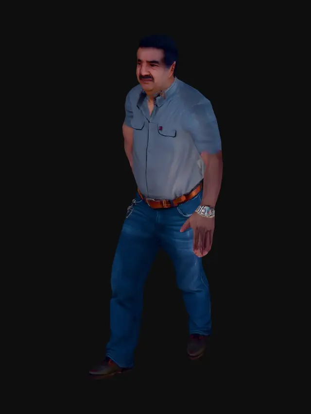 3D model for Stone Wall Portrait