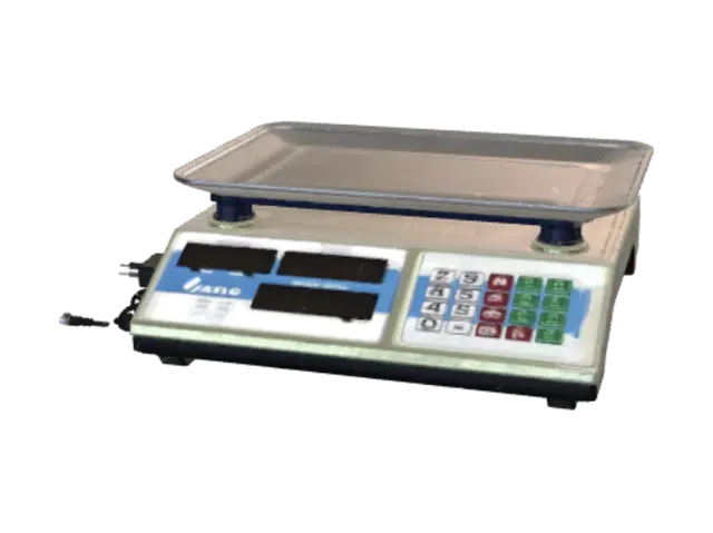 3D model for Digital weighing scale with metal tray