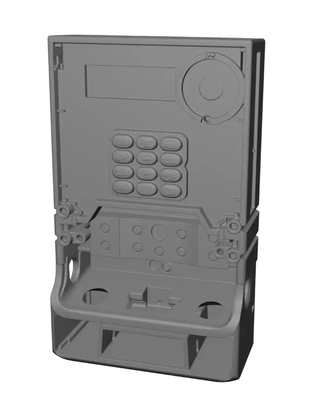 3D model for Prepaid Electricity Meter