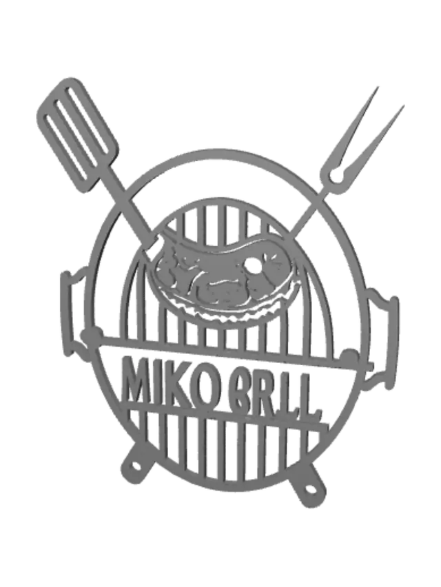 3D model for Mikko Grill Sign