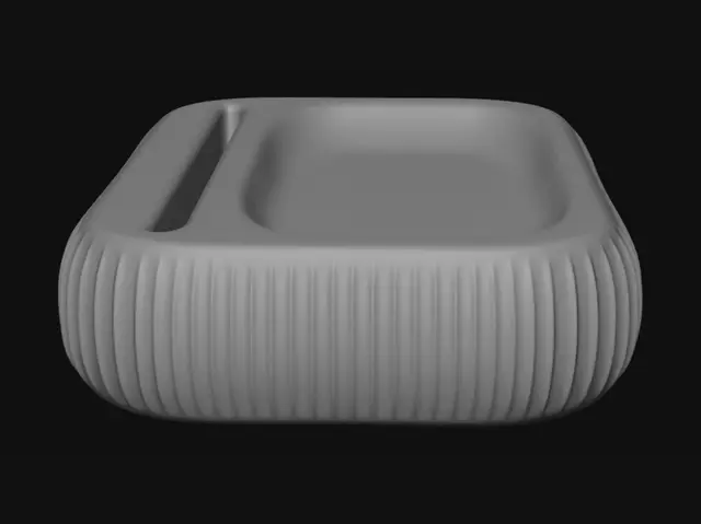 3D model for Ribbed Sand Tray