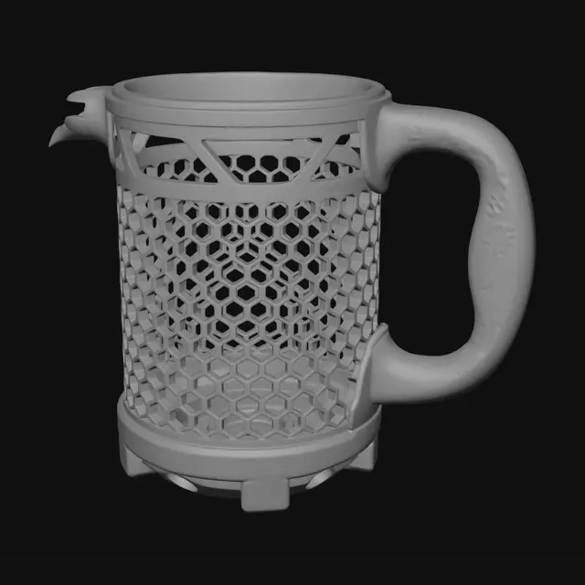 3D model for Honeycomb Mug