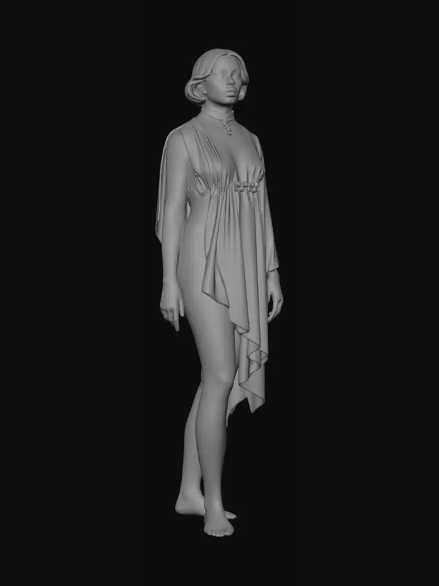 3D model for Mint Mirage in a Blue Studio