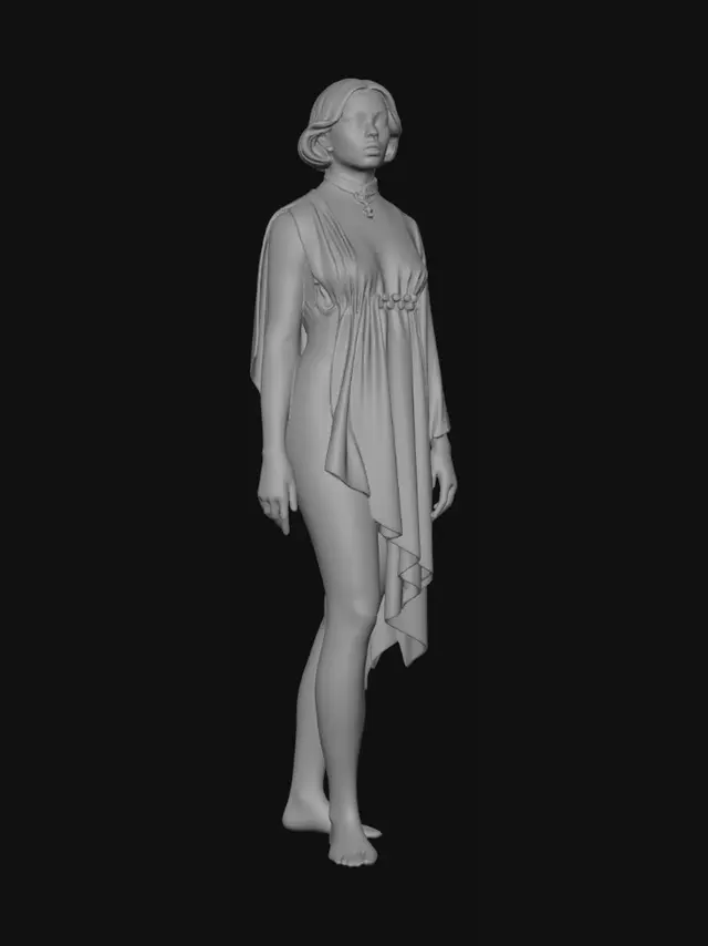 3D model for Mint Mirage in a Blue Studio
