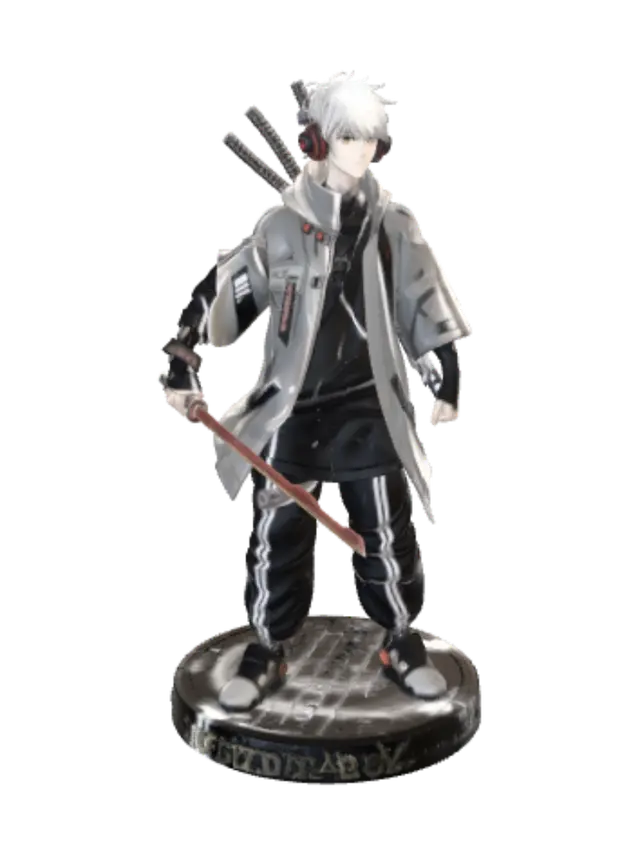 3D model for 星空神明少年