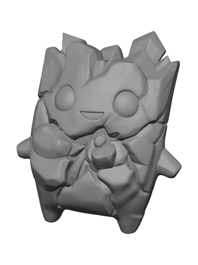 3D model for Amethyst Spark Golem