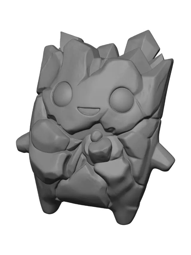3D model for Amethyst Spark Golem