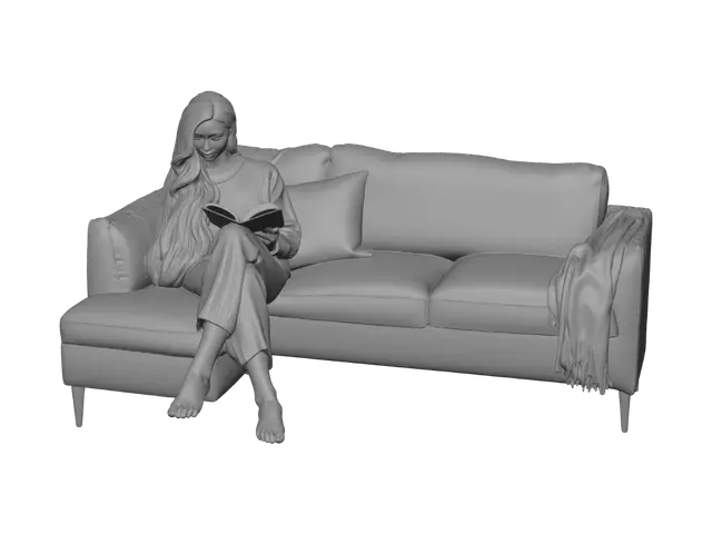 3D model for Cozy Quiet Reading