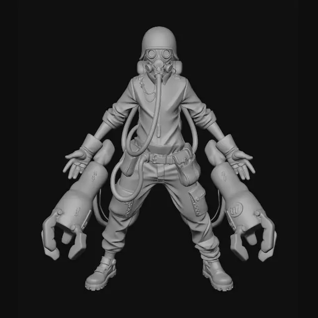 3D model for Diesel Wasteland Wanderer